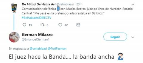 $!Responde árbitro Matías Beares a críticas: No soy obeso, soy gordito