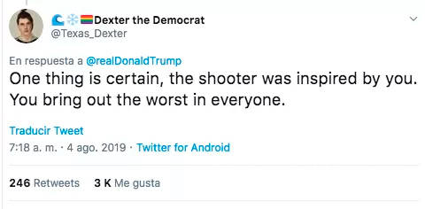 $!Trump causa polémica en Twitter por insensibilidad ante tiroteo en El Paso, Texas