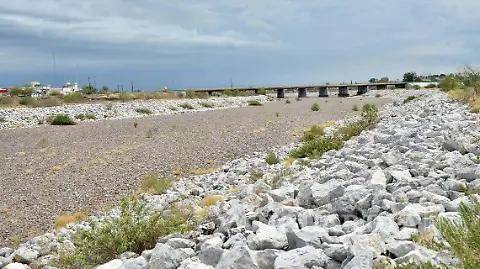 $!El río Nazas lleva años con dificultades de sequía.