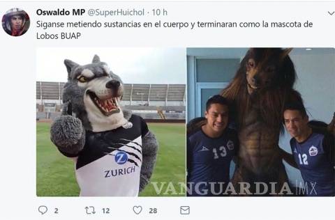 $!Nueva mascota de Lobos BUAB genera críticas; 'da miedo' dicen aficionados