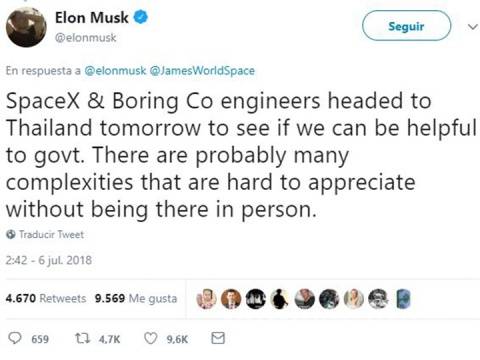 $!Elon Musk enviará ingenieros para rescate de niños en Tailandia