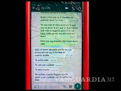$!Antes de ir a robar le avisa a su ‘amor’ por ‘whats’, 'que te valla muy bien' le dice ella