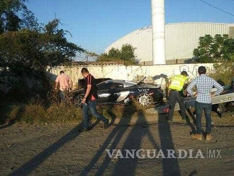$!Se accidentan autos de lujo en Bash Road Tour en San Luis Potosí