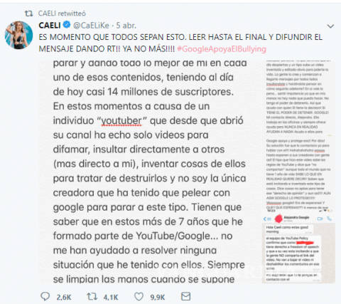 $!La Youtuber Caeli denuncia intento de abuso y seguidores se burlan