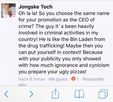 $!Pizza de 'El Chapo' crea indignación en redes sociales