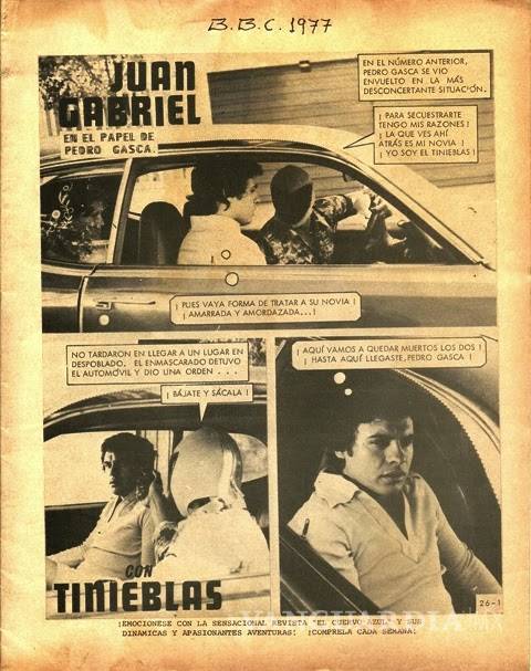 $!Tinieblas combatió el crimen junto a Juan Gabriel...en una fotonovela
