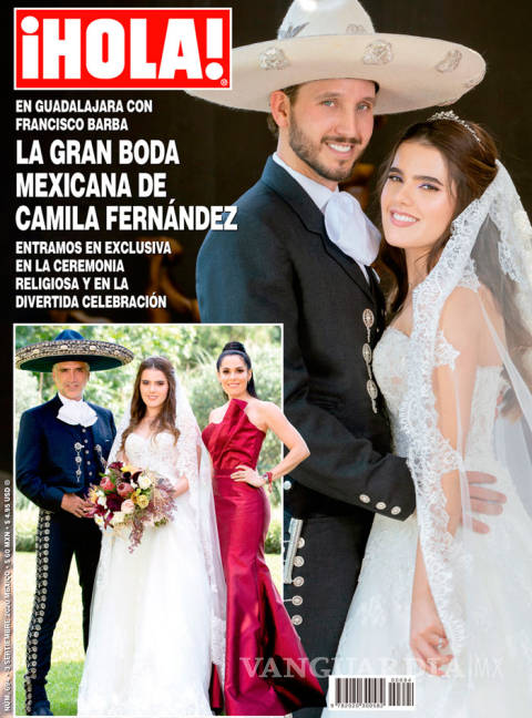$!La revista ¡HOLA! muestra en exclusiva la boda de Camila Fernández