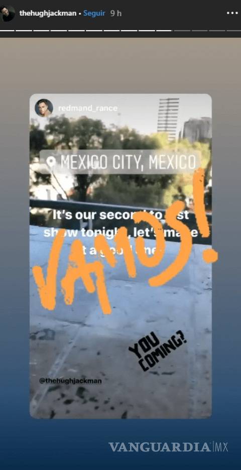 $!Hugh Jackman presume en redes lo bien que la pasa en México