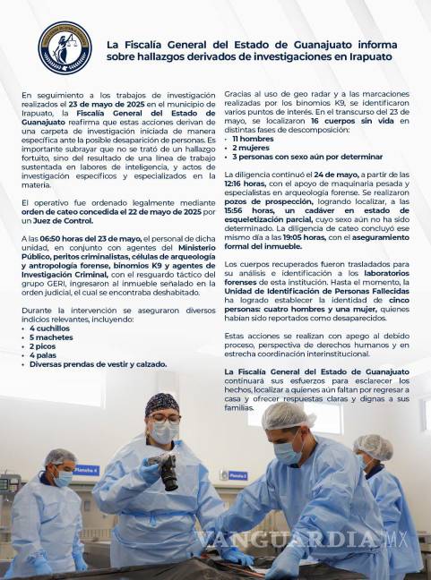 $!FOTO: FGE DE GUANAJUATO