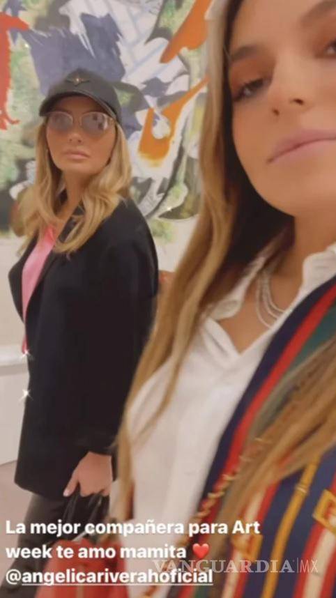 $!Sofía Castro posteó la foto al lado de su madre Angélica Rivera.
