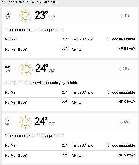 $!Clima de Saltillo y Monterrey; se espera un fin de semana cálido y cielos parcialmente nublados