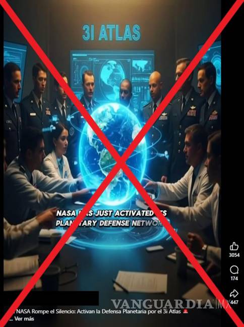 $!“La NASA Rompe el Silencio: Activan la Defensa Planetaria por el 3i Atlas”, se lee en una de las publicaciones.