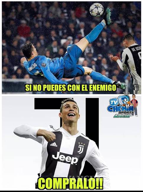 $!Cristiano llega a la Juventus y también los memes