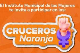 Personal del Instituto Municipal de las Mujeres entregará material informativo en los Cruceros Naranja para reforzar la prevención y orientar a la ciudadanía sobre los distintos tipos de violencia.