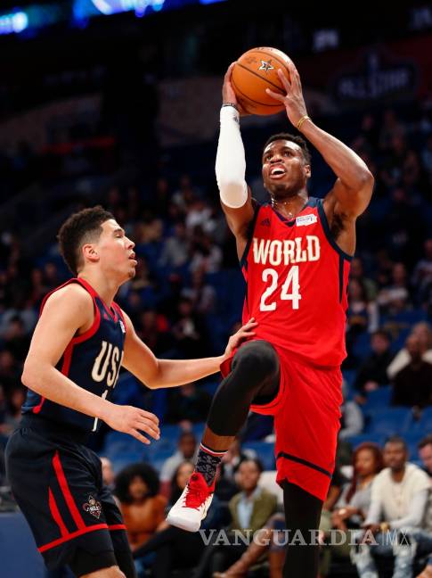 Equipo mundial gana el duelo de estrellas emergentes en el All Star