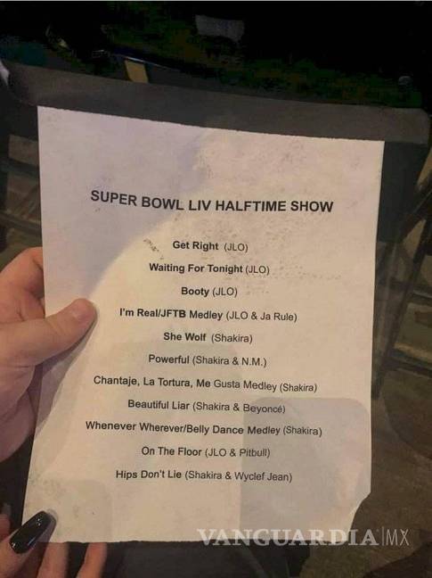 $!Se filtra el setlist de Shakira y JLo para el Super Bowl