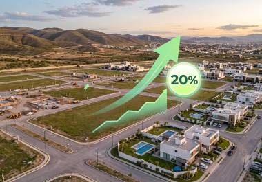 Los precios de los terrenos residenciales se han incrementado considerablemente en este 2026.
