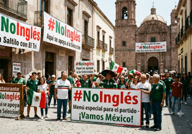 Restaurantes, comercios, una estación de radio e incluso una iglesia participaron con publicaciones humorísticas antes del duelo entre México e Inglaterra.