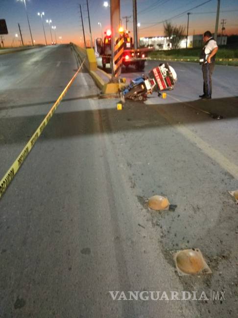 $!Ciclista y motociclista mueren el bulevar Torreón–Matamoros