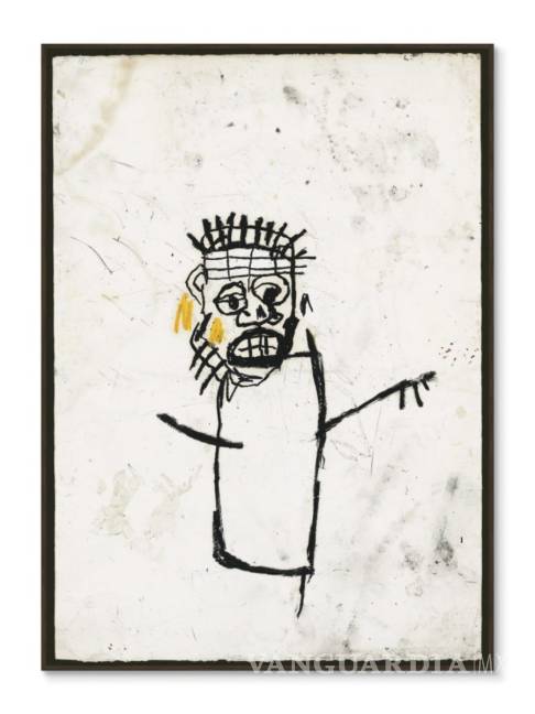 $!Subastarán un autorretrato de Basquiat de la colección del bajista de U2