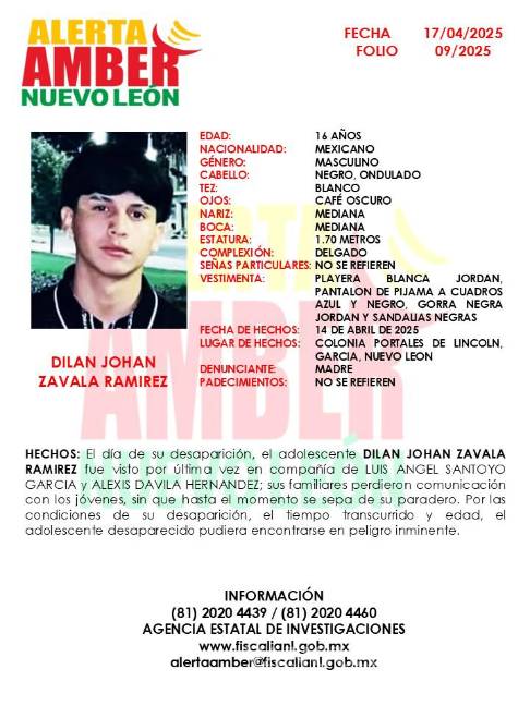 Buscan a tres amigos que desaparecieron en García, Nuevo León