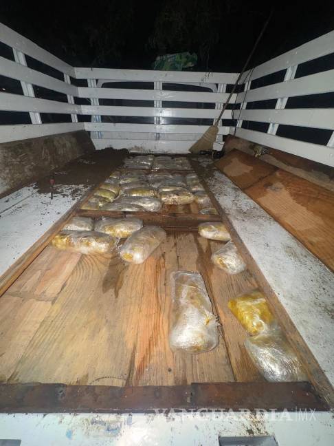 Cae hombre con cargamento de 50 kilos de droga oculto en camión, en Nuevo León