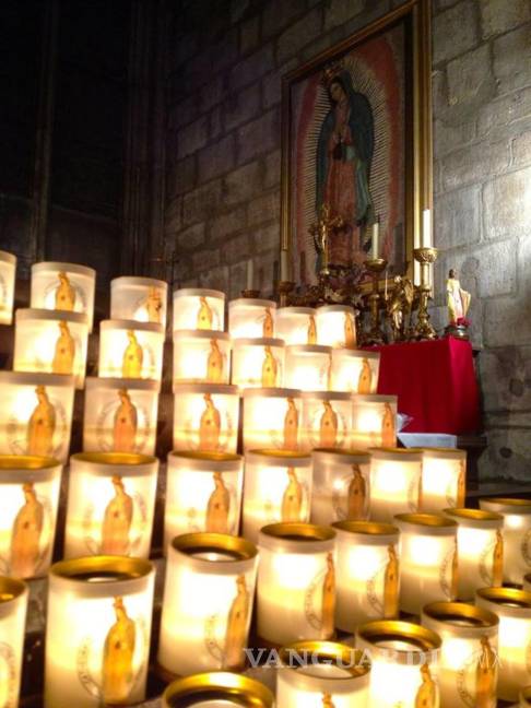 $!¡Milagro!... altar dedicado la Virgen de Guadalupe no se dañó en gran incendio de Notre Dame (Fotos)