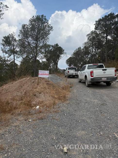 $!La Profepa también ordenó la clausura temporal de trabajos relacionados con el Acueducto 1000 de Aguas de Saltillo, al señalar afectaciones a ecosistemas forestales en la Región Sureste de Coahuila.