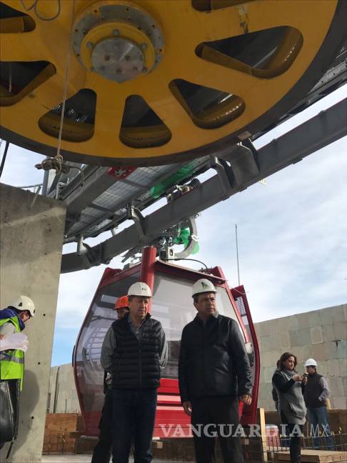 $!Teleférico de Torreón estará terminado antes de Semana Santa