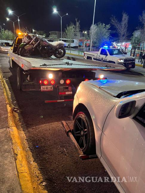 Implementan operativo contra ‘motonetos’ en colonia al sur de Saltillo