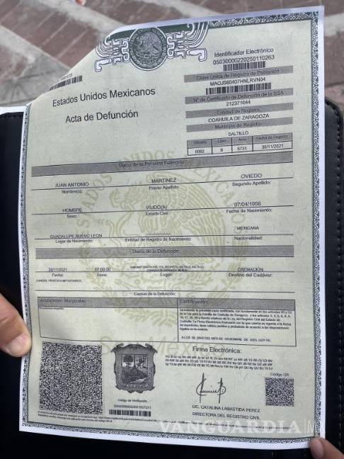 $!El acta de defunción y el testamento presentan fechas que generan inconsistencias legales en el caso.