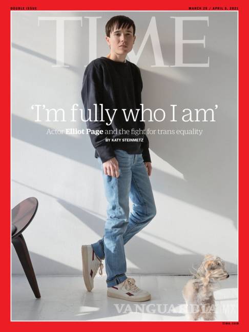 $!‘Nunca me reconocí’, Elliot Page se convierte en el primer hombre trans en la portada de TIME