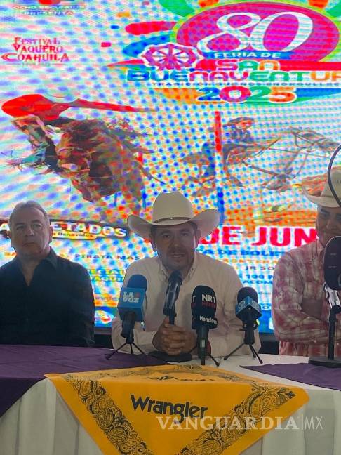 $!El alcalde de San Buenaventura, Hugo Lozano, destacó la gran tradición en el municipio del rodeo.