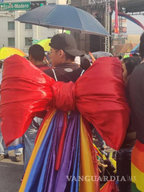$!Integrantes de la comunidad LGBT+ echaron mano de toda su creatividad para los atuendos que llevaron a la Marcha