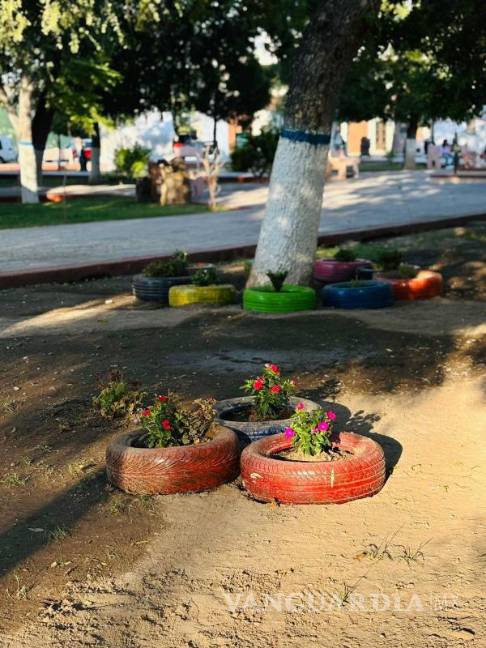 $!Rescatan áreas verdes con creatividad y conciencia ambiental.