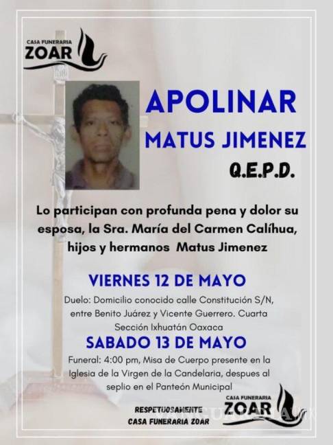 $!Matan a profesor y encuentran sin vida y con signos de tortura a estudiante, en Oaxaca