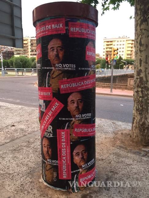 Francisco Franco "entra en la campaña"&nbsp;por la secesión de Cataluña