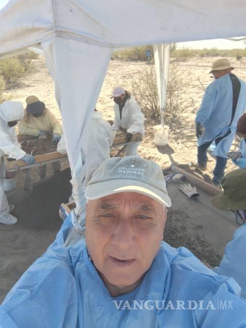 $!Óscar Sánchez Viesca informó que el hallazgo ocurrió el martres y los trabajos continuaron hasta la noche del miércoles, reanunado acciones esta mañana.