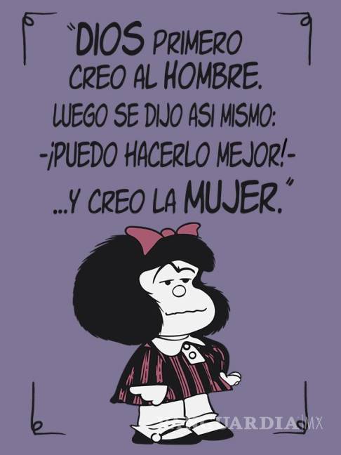 $!Mafalda siempre habló sobre feminismo, cumple 56 años