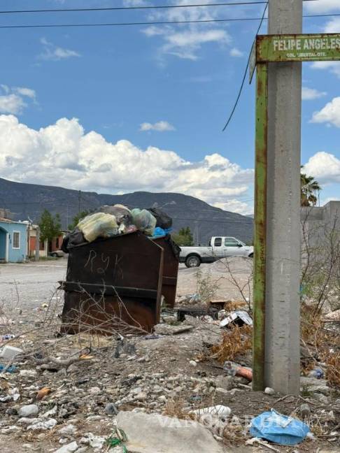 $!Vecinos señalan que el servicio de recolección de basura es ineficiente desde hace meses.