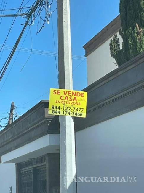 $!Las propiedades en venta suelen pertenecer a personas mayores o herederos que ya habitan en otros sectores, principalmente al norte de Saltillo.