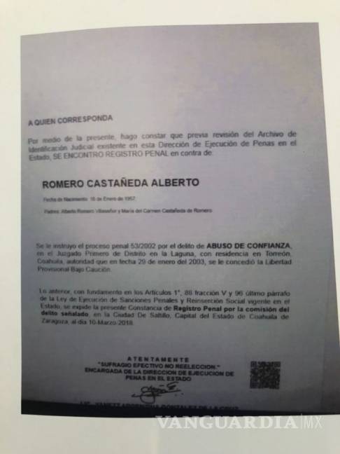 $!Defiende Municipio de Torreón a Alberto Romero abogado de Simas, acusado de vínculos con el crimen