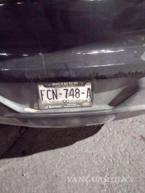 Imprudente conductora arrolla a motociclista al norte de Saltillo... y se retira del lugar