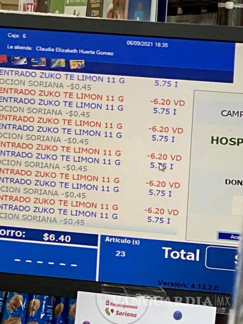 $!Soriana: un precio en el anaquel y otro superior en la caja