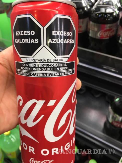 $!La Coca-Cola luce así con el nuevo etiquetado 'anti obesidad'