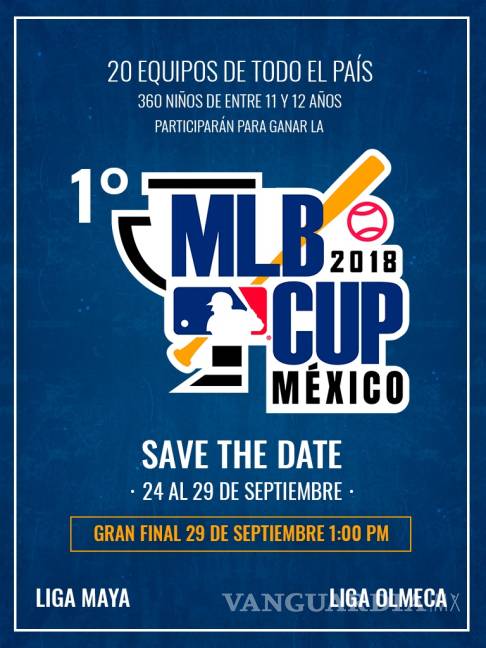 $!Anuncia la MLB la versión mexicana del Mundial de Pequeñas Ligas