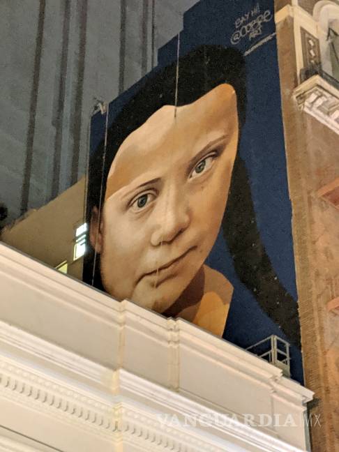 $!Inmortalizan a Greta Thunberg en San Francisco
