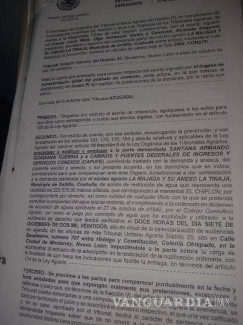 Exigen ejidatarios a Guadiana y Capufe 70 mdp de indemnización; llevan caso a Tribunal Agrario