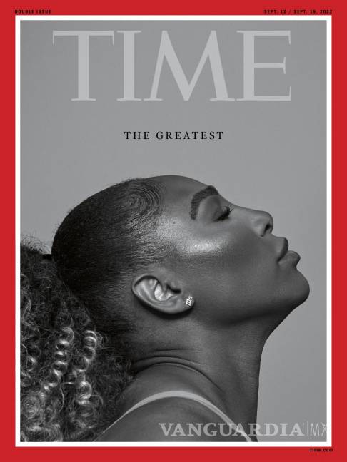 $!Portada de la revista Time con una foto de la tenista estadounidense Serena Williams.