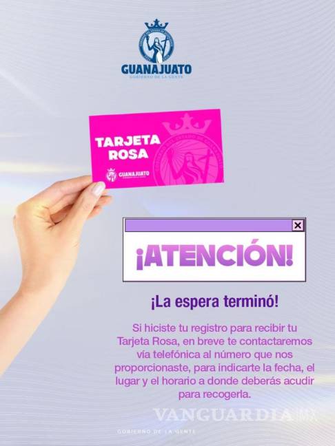 $!Tarjeta rosa 2025: Cuándo y dónde deberás de recoger el plástico para disfrutar de este programa social